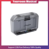 AMagisn Dual Slot Action Camera Battery Charger Case Storage Box Compatible with DJI 5/4/3