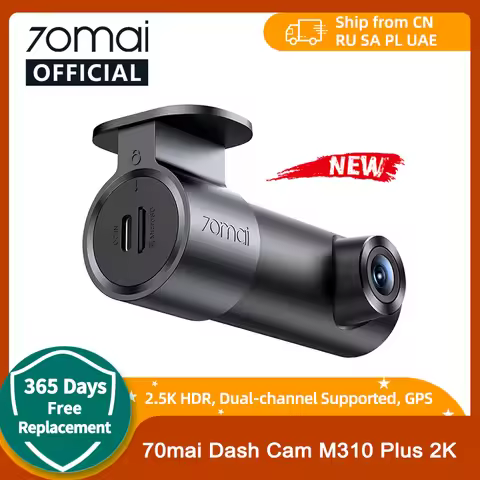 70mai Dash Cam M310 Plus 2K 1440P Super Night Vision F1.55 Aperture 70mai M310 2K Car DVR 24H Parkin
