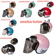 Bogo Helmet for Teenagers, Classic Gradient, Automatic, Girls, Boys, 8-16 Years Old Helmet Motor Hel