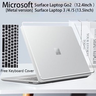 2023 New Case for Microsoft Surface Laptop 3 4 5 go 1 2 3 4 5 2022 2023 12.4 13.5 inch Hard matte transparent cover model 1943 2013 1868 1951