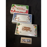 Christmas gift card- 25pcs/pack or 100pcs