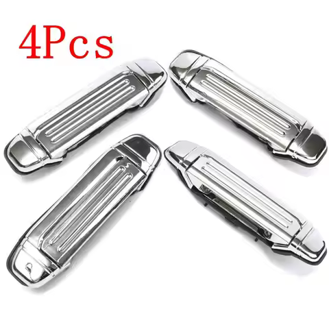 4pcs Chrome Door Handle for Mitsubishi Pajero 2 Accessories V31 V32 V33 V43 V44 V45 V46 1992-1999 19