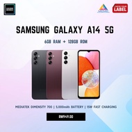 Samsung Galaxy A14 5G | 6GB + 128GB | 5000mAh Battery | 15W Fast Charging