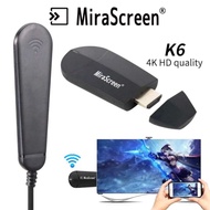 MiraScreen Mirroring AnyCast Miracast Airplay HDMI Dongle WiFi 4K Ultra HD - K6 Wireless Connection 