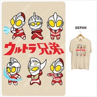 Ready Stock Baju Kaos Ultraman T-shirt Ultramen Anime T-shirt Premium Cotton Djalur Anime Distro T-s