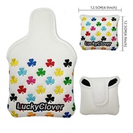 Color Clover golf Putter Cover Magnetic golf Putter Cap Cover Putter Cover World Cup