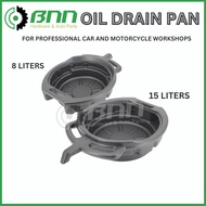 [BNN] Oil Drain Pan Waste Drip pan Heavy Duty Car Engine Oil Tray (8L/15L)
