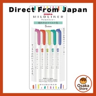 ZEBRA Highlighter Pen, Mile Liner, Bright & Mild Colors, HC 5-Color Set, WKT7-5C-HC-N (× 2)