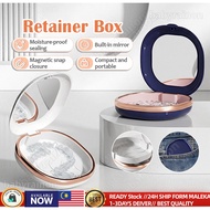 Dental Retainer Box Storage Tooth Braces Retainer Box Braces Oral Denture Portable Invisible Braces 