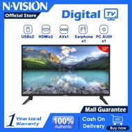 [NVISION TV LED TV] 32 inch HD LED TV 32T1B Built-in Speakers with Multiple Imputes HDMI/USB Ports a