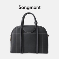 Songmont Bowling Series Computer Bag Boston First Layer Cowhide Designer Shoulder Handbag