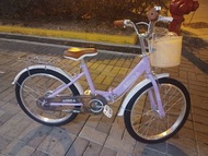 Bicycle 20吋 中童單車 摺疊款 638元， 另12吋438元，14吋488元，16吋538元及18吋588元。 小童單車 紫色 bbcwpbike