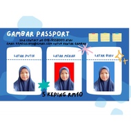 GAMBAR PASSPORT/LESEN (minimum order 5 keping )