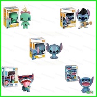 GC FUNKO POP Stitch Action Figure Music Elvis Model Dolls Toys For Kids Car Ornament Collection