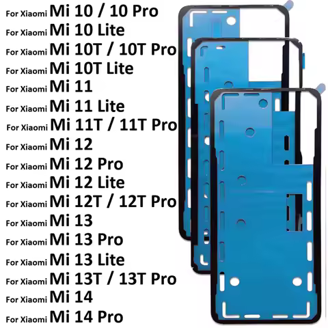 New For Xiaomi Mi 10 10T 11 11T 12 12T 13 13T 14 Pro Lite Back Battery Sticker Adhesive Waterproof B