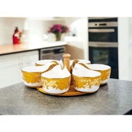 Vicenza CR910 Gemini Zetta Snack Bowl With Rotating Wheels