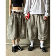 CARO UNISEX/PLEATED PLAID JORTS 2IDIOTS.LABEL Pre-Order