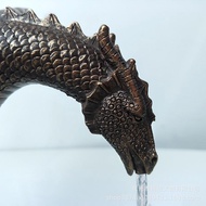 Resin Crafts Water Spray Dinosaur Ornaments Outdoor Gardening Decoration Dinosaur Ornaments Water Sp