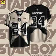 Arianna-【Free Custom Name & Number】2025 NFL Edition Jersey Baju Tshirt Lelaki Lengan Pendek Retro Co