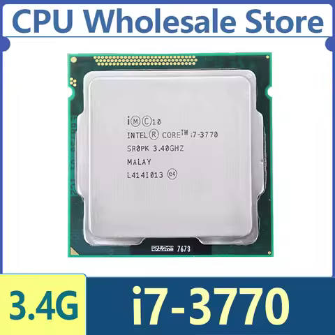 Intel Core i7-3770 i7 3770 3.4 GHz Used Quad-Core Eight-Thread CPU 8M 77W LGA 1155