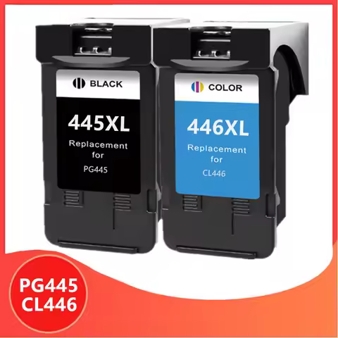 Compatible PG-445 PG445 CL-446 XL Ink Cartridge for Canon PG 445 CL446 for Canon PIXMA MX494 MG2440 