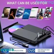 JENNIFERDZSG External DVD Recorder Drive, Plug and Play Portable USB 3.0 Portable DVD Drive, CD Writer Super Drive Slim USB3.0 Multi-Function External DVD Player Notebook