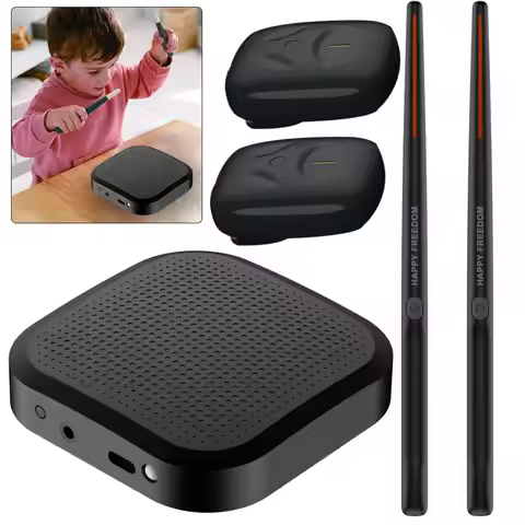 Electronic Virtual Air Drum Drumsticks Pedals Set Portable Reality Drum Kit Professional Smart Elect
