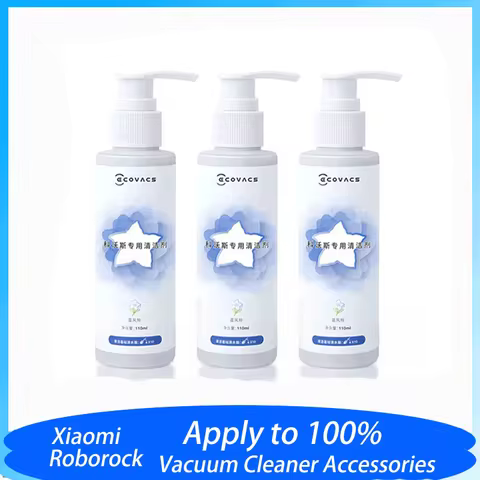 ECOVACS temizleme sıvısı Deebot ozmo sıvı T20 N9 + T10 OMNI/T10 TURBO/X1 OMNI/X1 TURBO X2/X2 pro T20