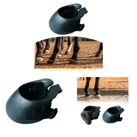 E56D 1 Pair Equine Boot Hooves for Horse Hoof and Comfort Horse Hoof Boot