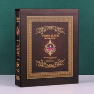 4x6 นิ้ว อัลบั้มรูป แบบสอด เก็บได้ 200 รูป อัลบั้มรูป อัลบั้มการ์ด มีมุมโลหะป้องกัน