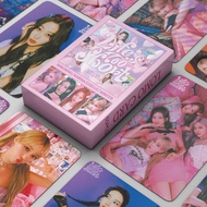 Aespa新专辑girls自制* 小卡片宁艺卓柳智敏金玟庭周边饭制真卡55张Girl group aespa Giselle postcard sticker gift box, high-value