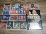 Poste Vaticane 梵蒂岡 教宗 朝聖之路...郵票合售 出貨如圖一.無拆賣,sp2405
