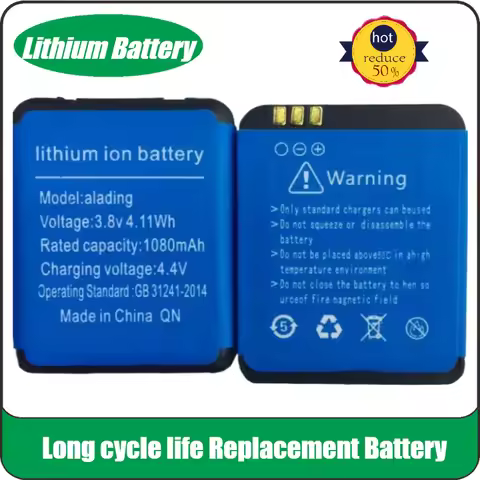 For Alading Smart Kids Phone Watch Battery H1 W5 1080mAh Suitable for E7 V7K C3 Batteries