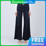 Levis | Levis Womens Jeans 318 Shaping Wide Leg Dark Blue 001Pz0012