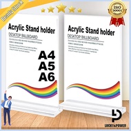 T Shape Transparent Acrylic Stand Acrylic Display Stand Card Holder Display Stand A6 A5 A4