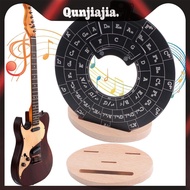 ✿Circle of Fifths Wheel with Stand Holder Circle Wheel Music Theory Learning Tool