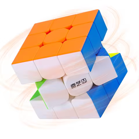 QiYi PLUS 9cm 3x3 Magnetic Magic Cube QiMeng 3x3x3 Professional 3×3 Speed Puzzle Children's Fidget T