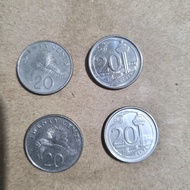 koin 20 cent / koin 20 sen singapura