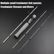 UL Travel Fishing Rod 1.4M 4‑Piece Portable Stream Lure Rod Spinning Casting Rod Short Compact 43cm 