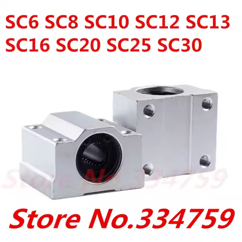 SC6UU SC8UU SC10UU SC12UU SC16UU SC20UU SC25UU SC30UU SC35 linear motion slide block for linear shaf
