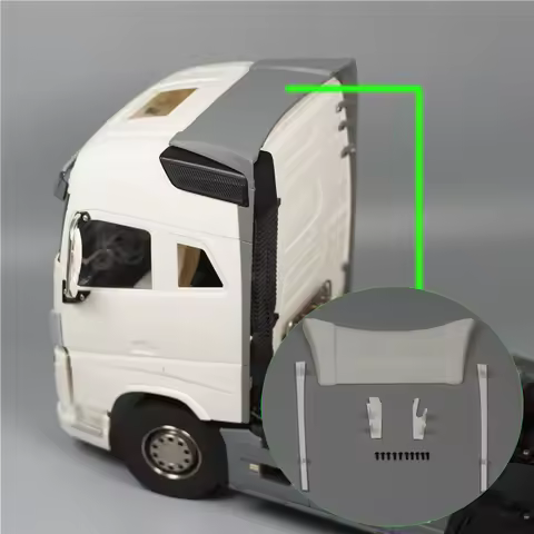 1:14th Scale Plastic Narrow Body Tail Spoiler for Tamiya RC Truck VOLVO FH16 750 56360