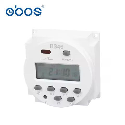 2024 CN101A digital timer Programmable timer Switch Relay 16A AC 220V 230V 240V Digital LCD time swi