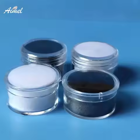 Clear Gemstone Jewelry Storage Box Gems Display Organizer Round Beads Zircon Packaging Gift Case 9Pc