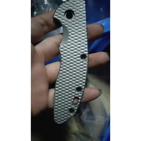 1 Pc Custom Titanium Alloy Knife Handle Scales for Rick Hinderer XM18 3.5 Knives DIY Accessories