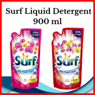 SURF LIQUID DETERGENT 2.5 LITER AND 900 ML. SURF CHERRY BLOSSOM AND ROSE FRESH. UP TO 2X BETTER PENE