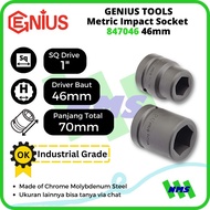 MATA Metric Impact Sockets 1" 6pt. 46mm 847046 GENIUS Socket Wrench