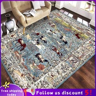 Se7ven ✨Carpet Living Room Sofa Coffee Table Rug Iran Ethnic Vintage Persian Rug Bedroom Full Bedsid