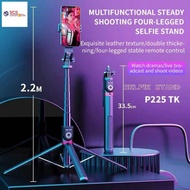 NEW P225 TK Selfie Stick 2.2M Super Long Phone Tripod Wireless Bluetooth Selfie Stick Handheld Exten