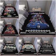 Racing GTR Bedside Of The Bedroom Carpet Living Room Decoration Car Supercar Non-slip HD Pattern Hom