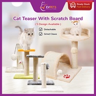Cat Toy Cat Climbing Frame Cat Tree Cat Teaser Cat Playground Bed Scratcher House Toy Kitten Mainan Kucing Pet Supplies